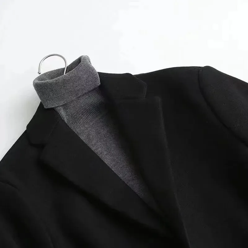 Antonios suit collar trench