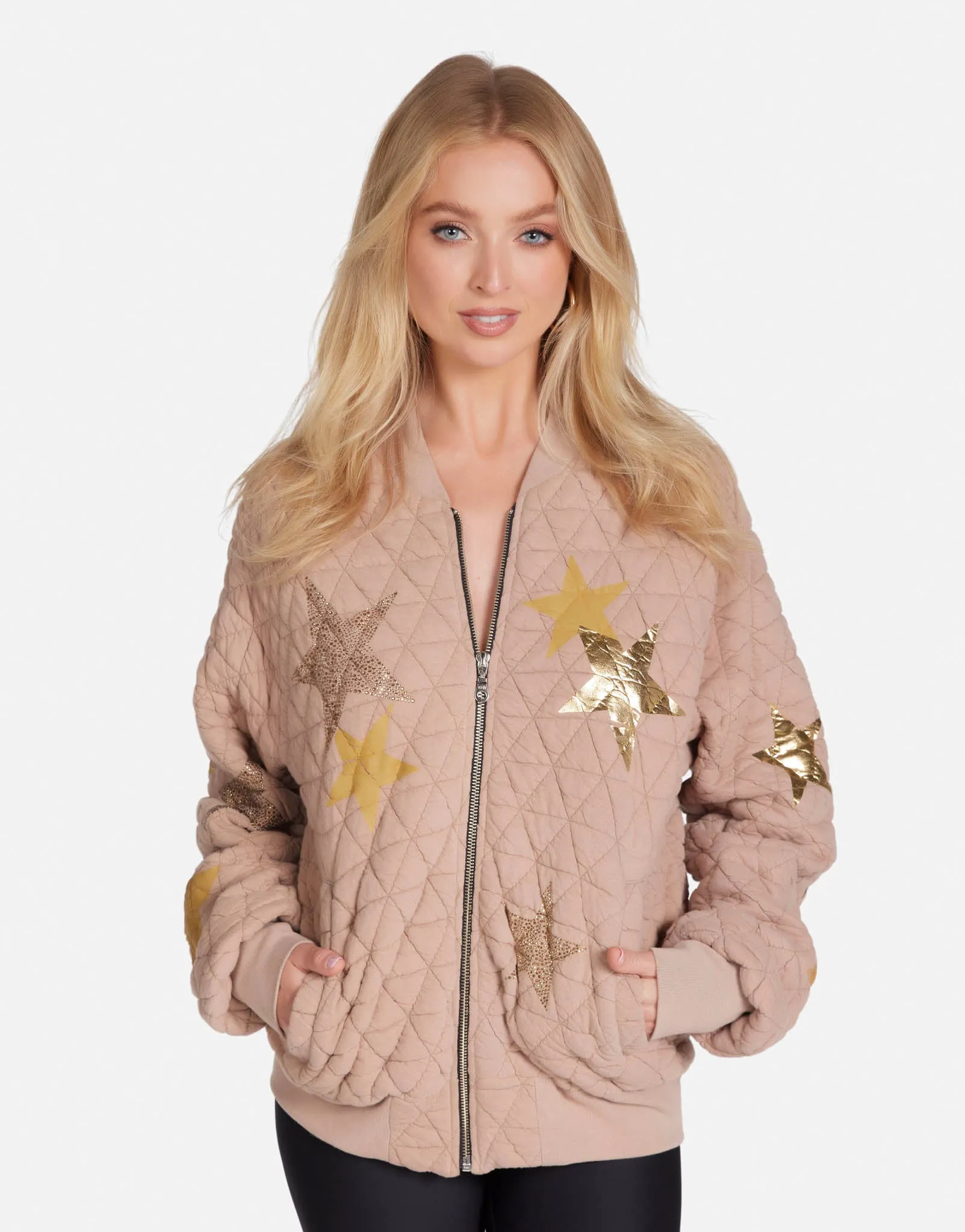 Arlette Gold Crystal Multi Stars