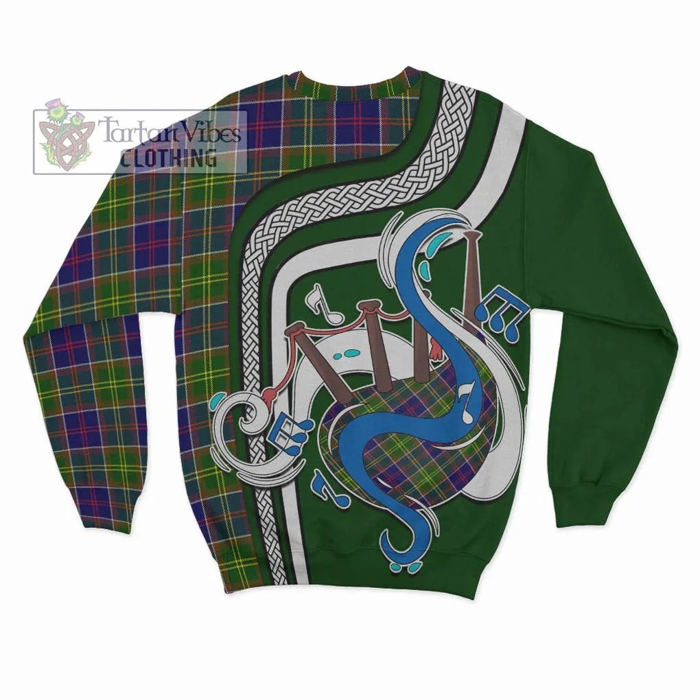 Arnott Tartan Sweatshirt with Epic Bagpipe Style