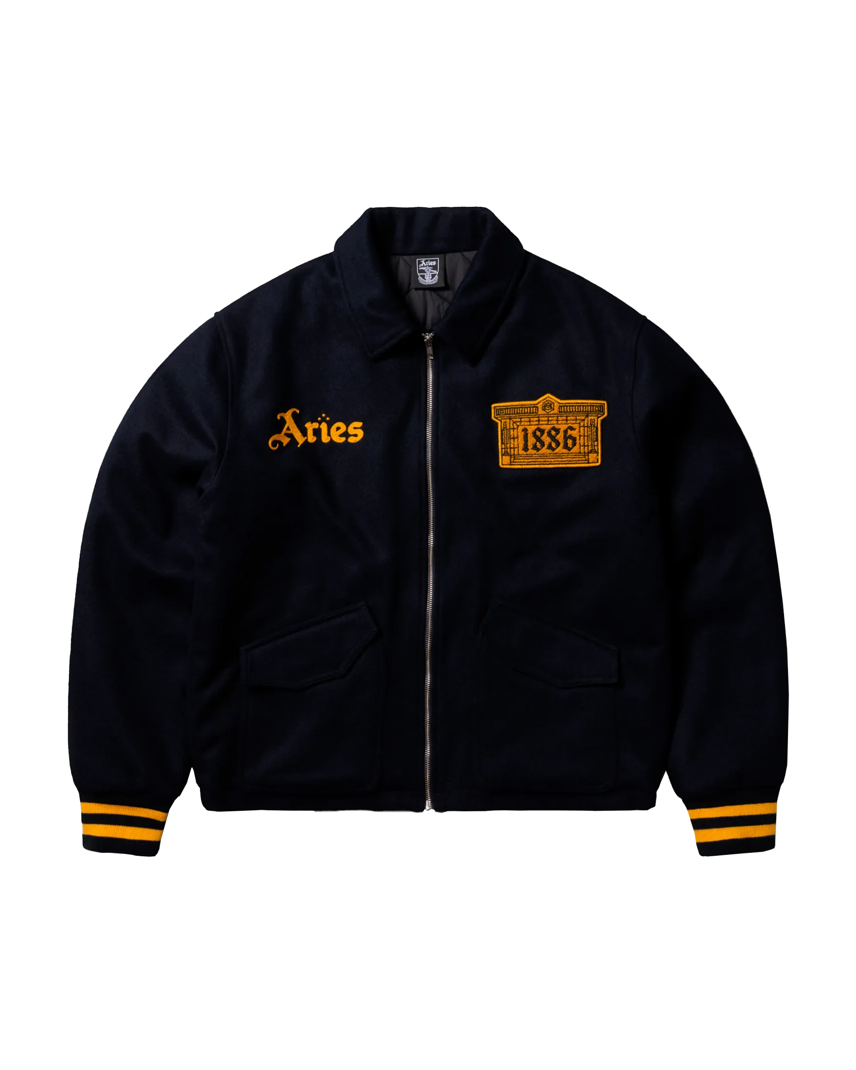 Arsenal X Aries Wool Bomber Jacket