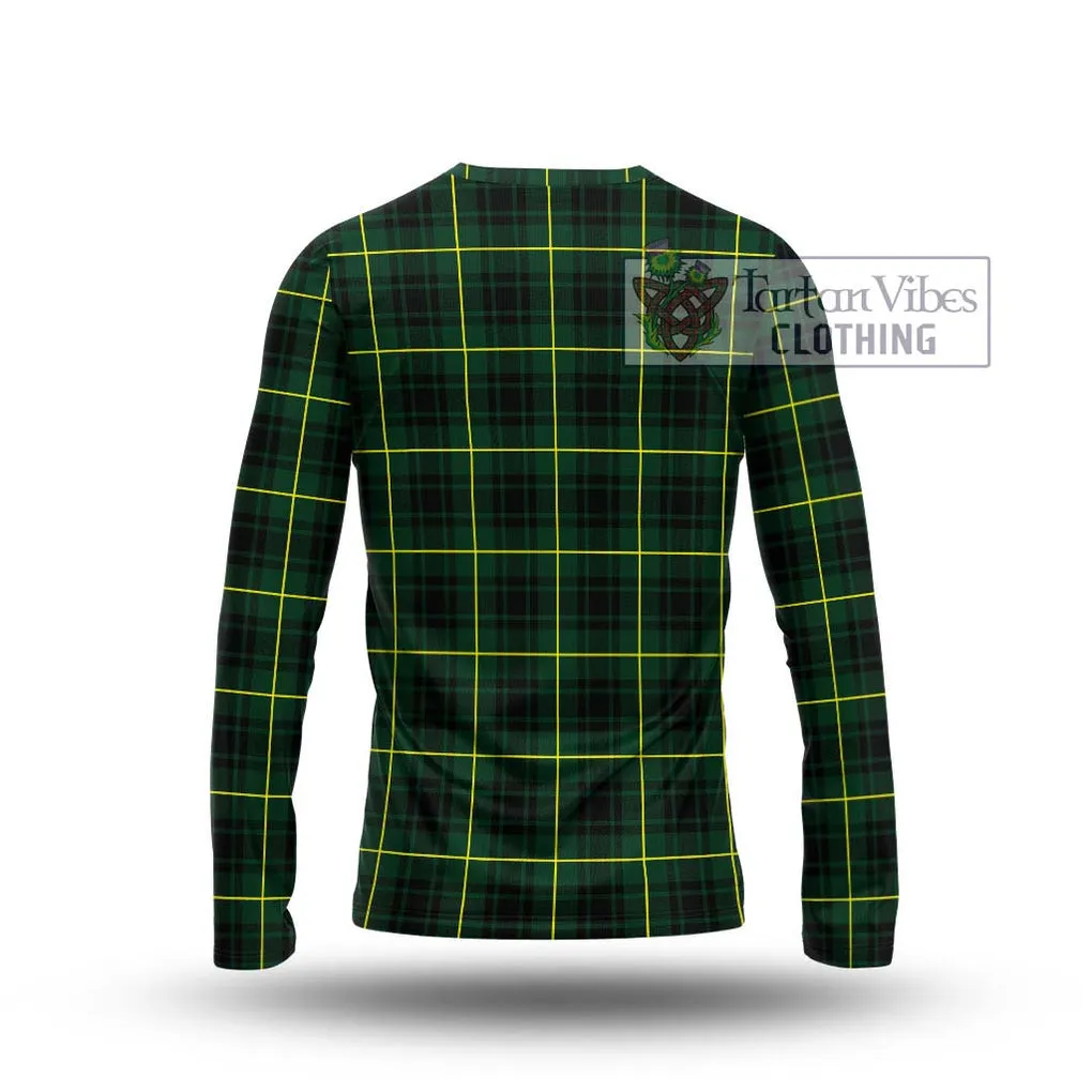 Arthur Modern Tartan Long Sleeve T-Shirt with Family Crest DNA In Me Style