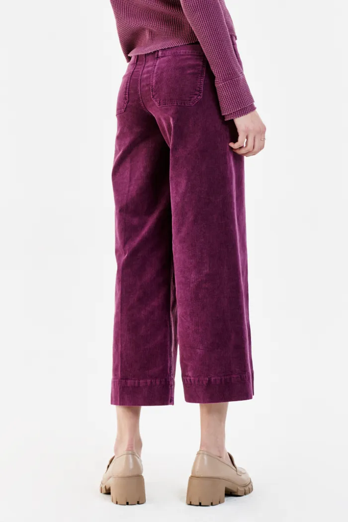 Audrey Super High Rise Cropped Wide Leg Pants