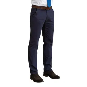 BA080-32 Brook Taverner Mens Miami Slim Fit Chinos Navy 32"