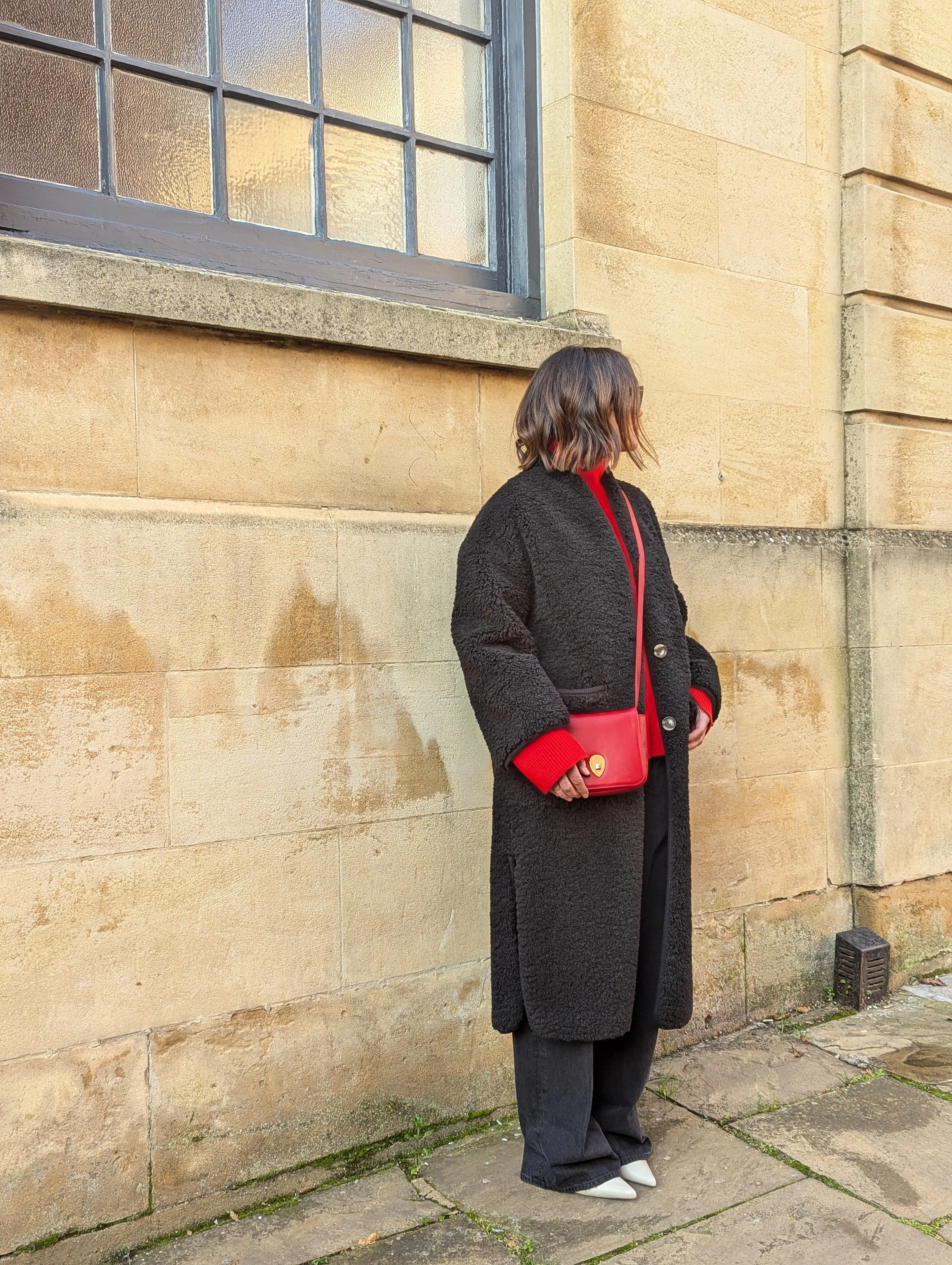 Bachir Boucle Long Black Coat