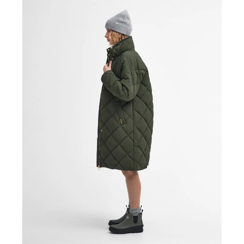 Barbour Bearnie Puffer Ladies Quilt Jacket - Olive/Ancient