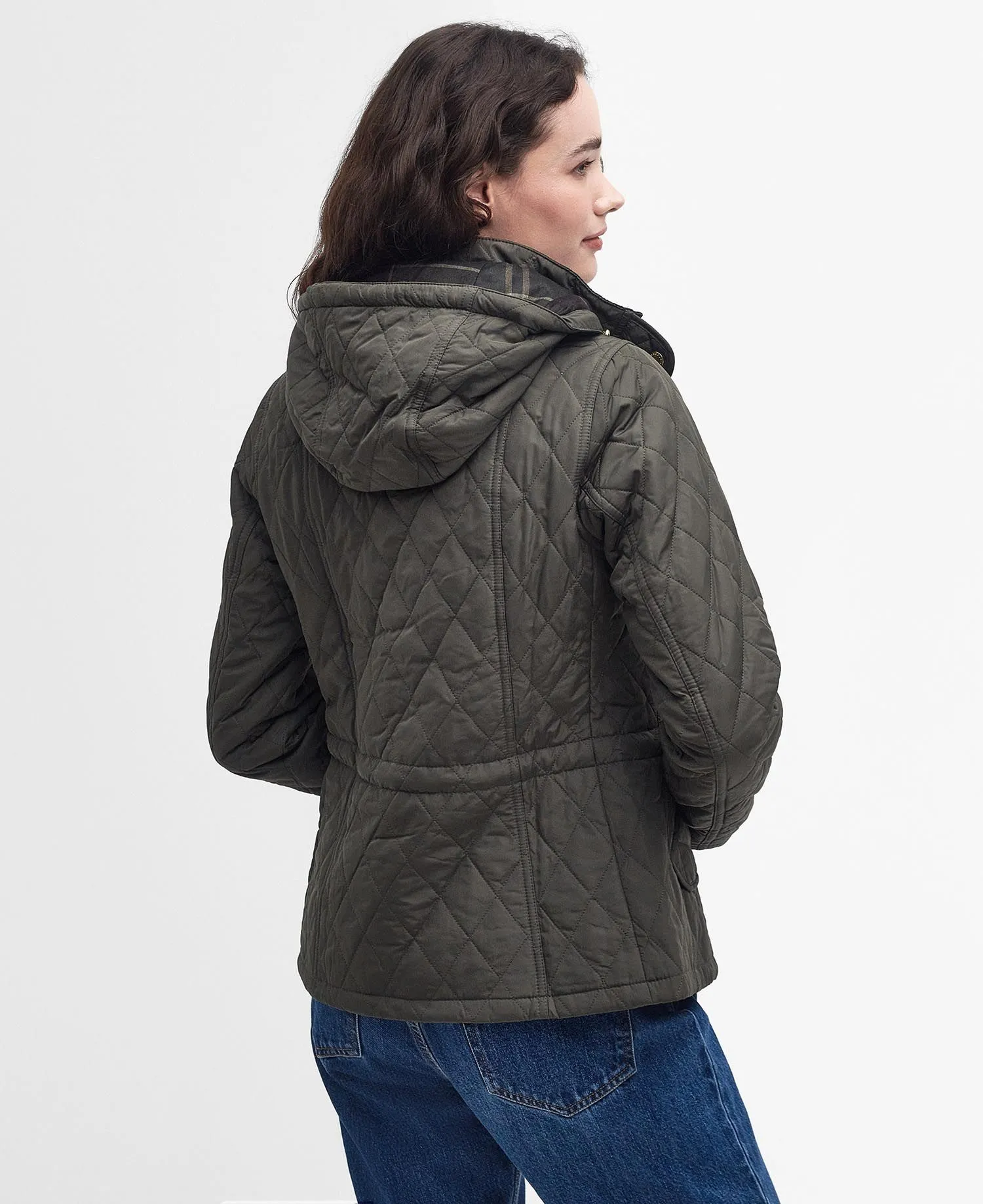 Barbour Millfire Quilted Jacket - Olive