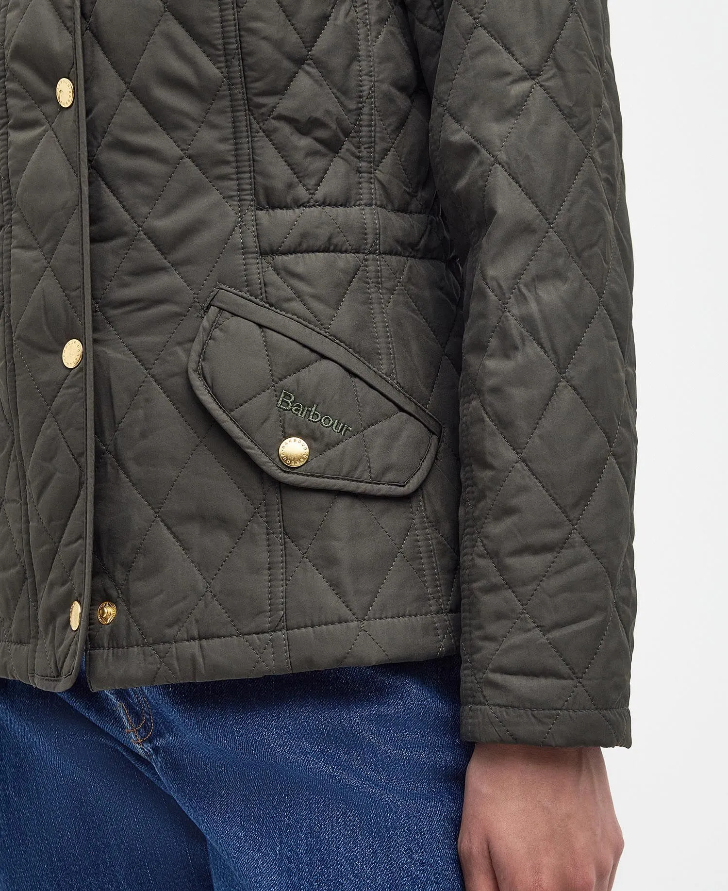 Barbour Millfire Quilted Jacket - Olive