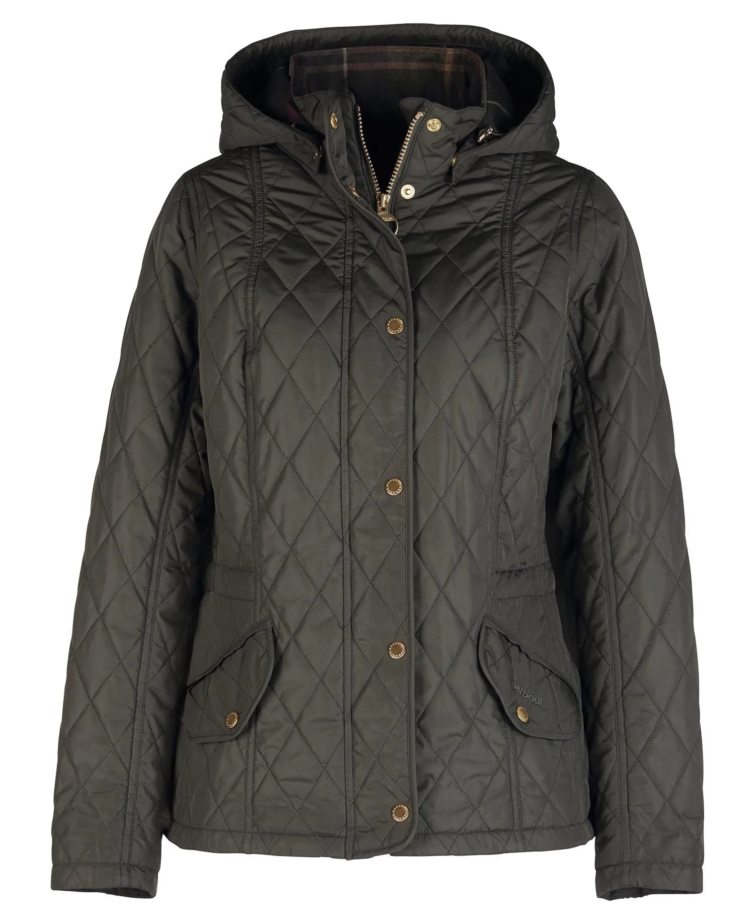 Barbour Millfire Quilted Jacket - Olive