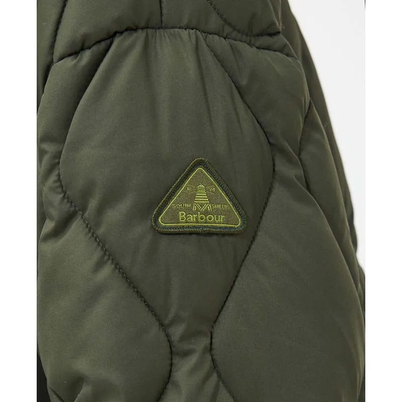 Barbour Samphire Ladies Quilted Coat - Deep Olive