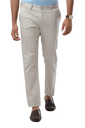 Basic Chino - Light Gray Trouser For Men | Ariser