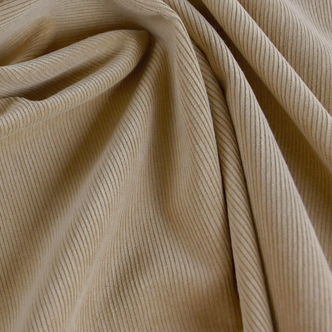 Beige Corduroy Fabric 99847