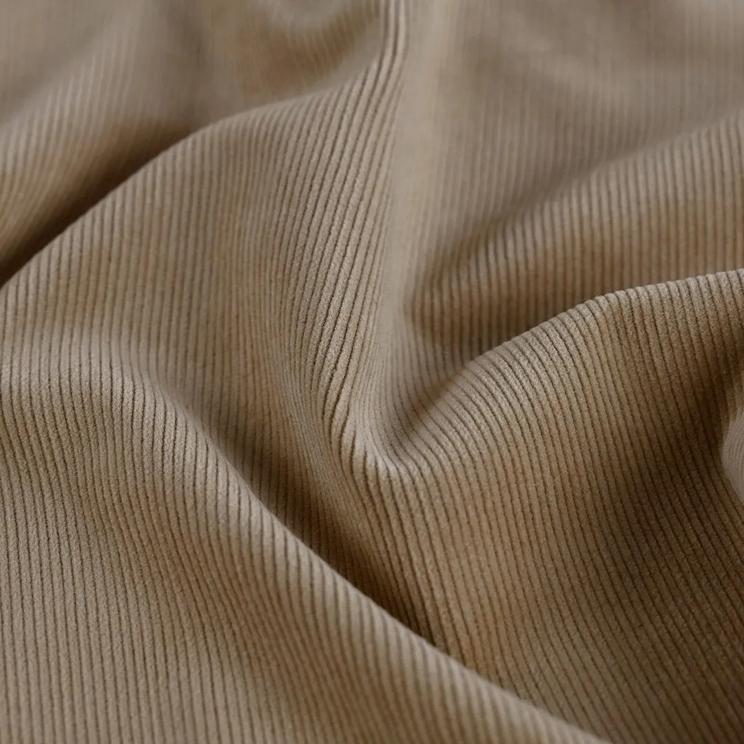 Beige Corduroy Fabric 99847