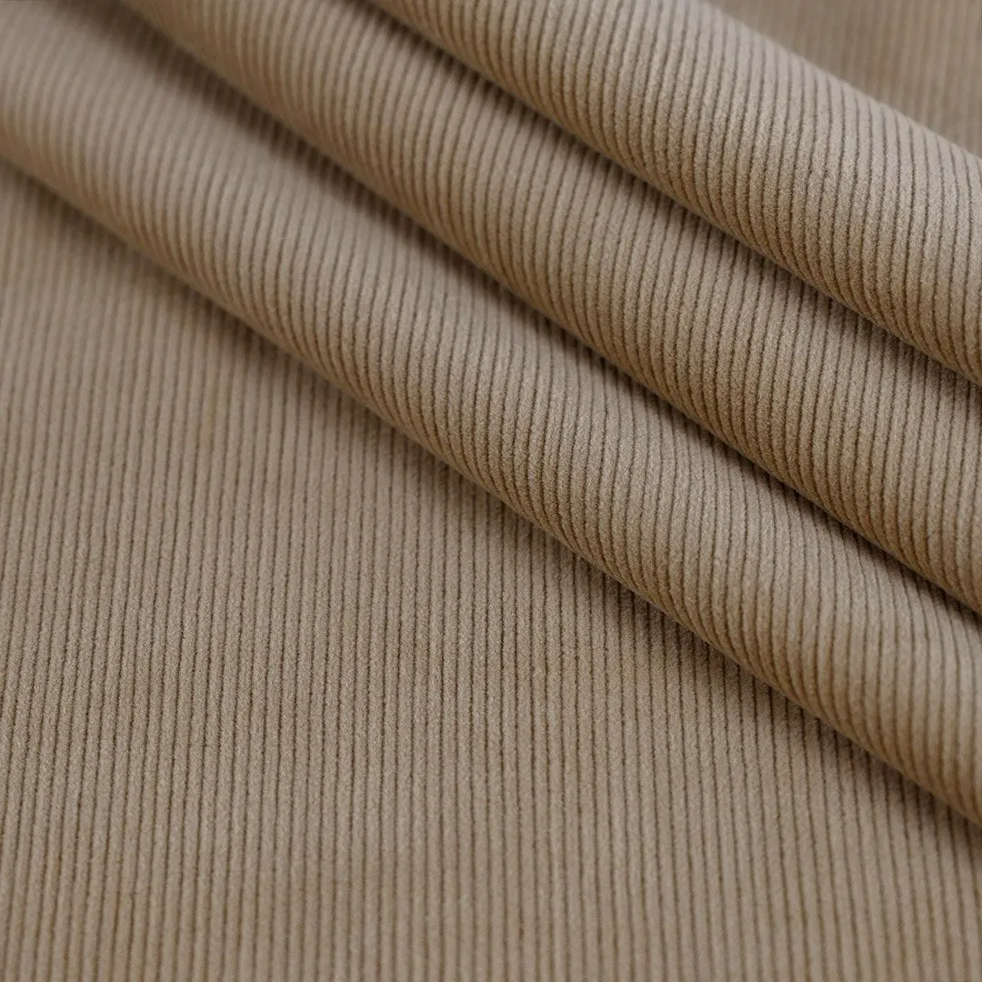 Beige Corduroy Fabric 99847