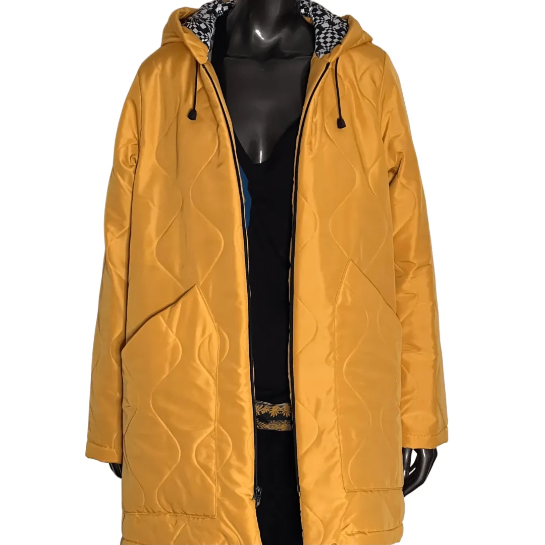 Bella Soft Quilted Mycra Pac Jacket - Gold