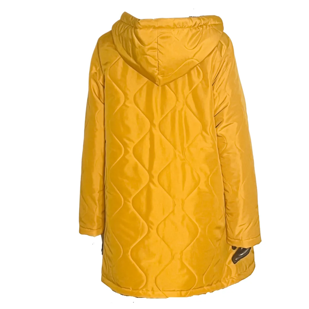 Bella Soft Quilted Mycra Pac Jacket - Gold