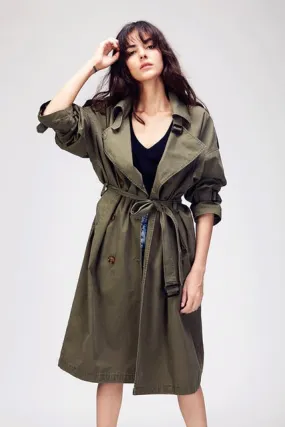 Bigger Plans Trench Coat