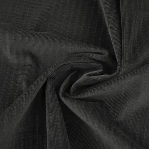 Black Corduroy Fabric 96320