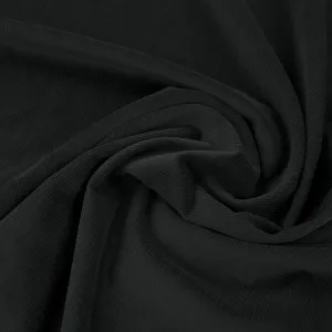 Black Stretch Corduroy Fabric 98187