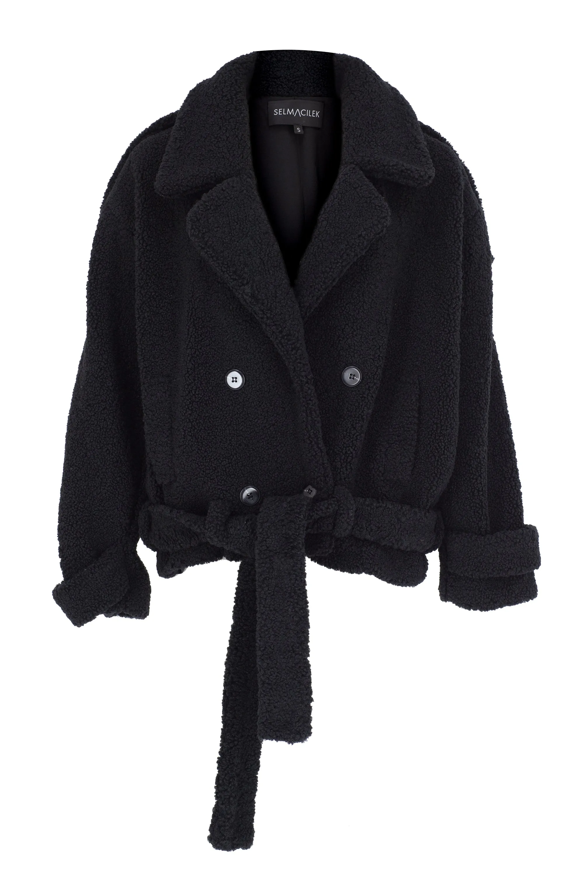 BLACK TEDDY COAT