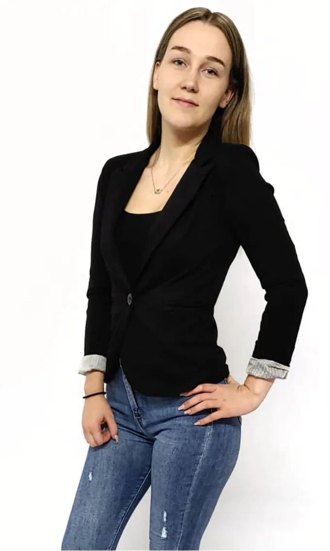 Blazer zwart Lina