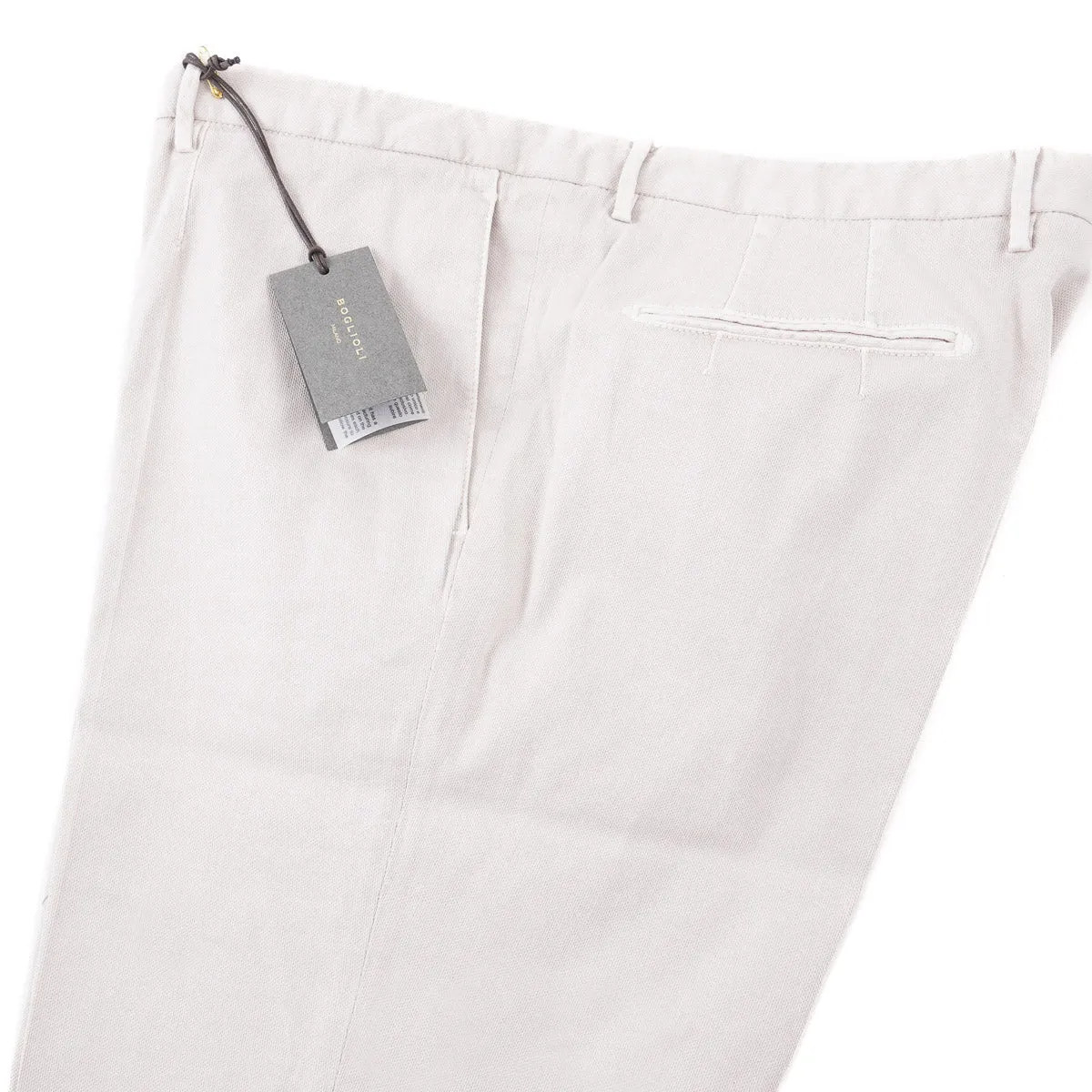 Boglioli Tailored-Fit Woven Cotton Pants