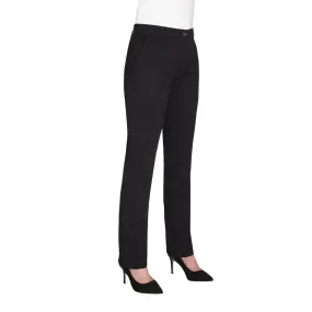 Brook Taverner Womens Houston Slim Leg Chinos Black Size 18