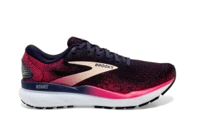 Brooks Ghost 16 (2E Width) -  Peacoat/Raspberry/Apricot (Womens)