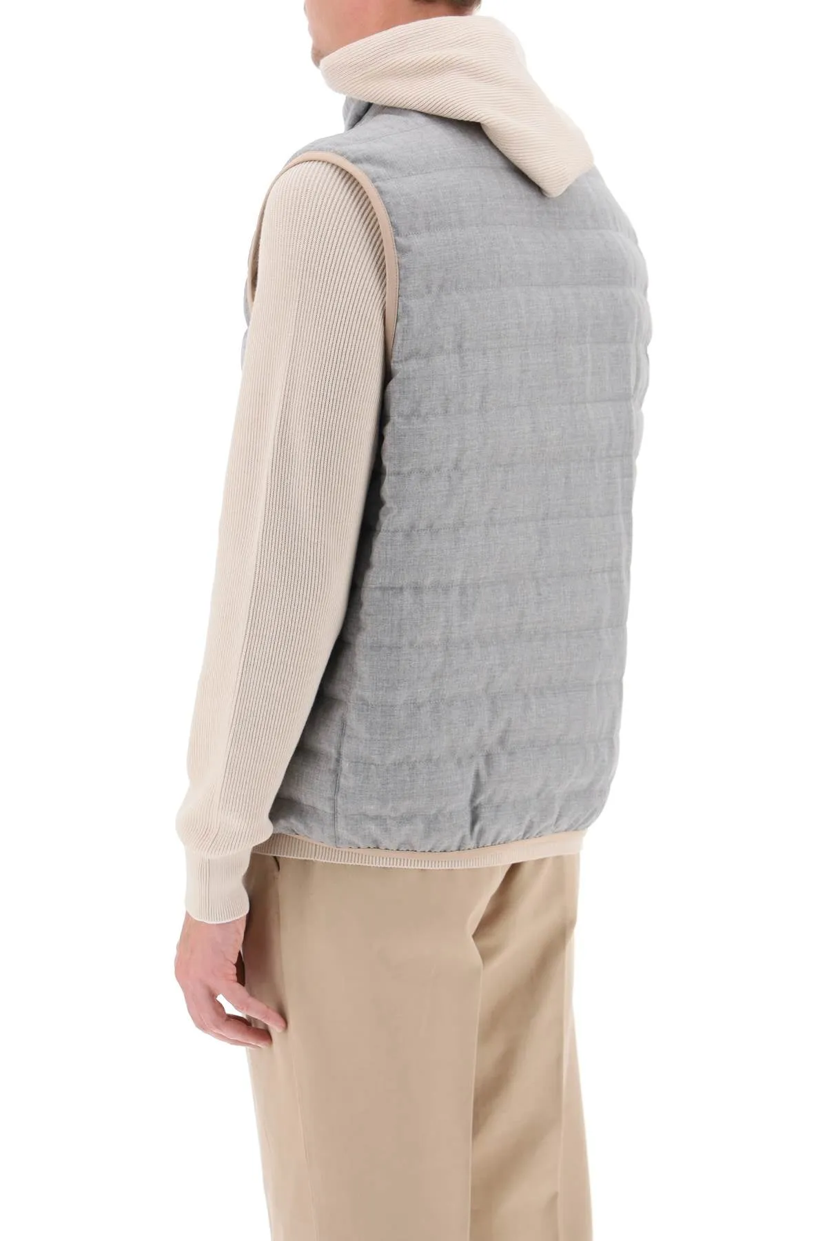 Brunello Cucinelli Wool Down Vest (Size - L)