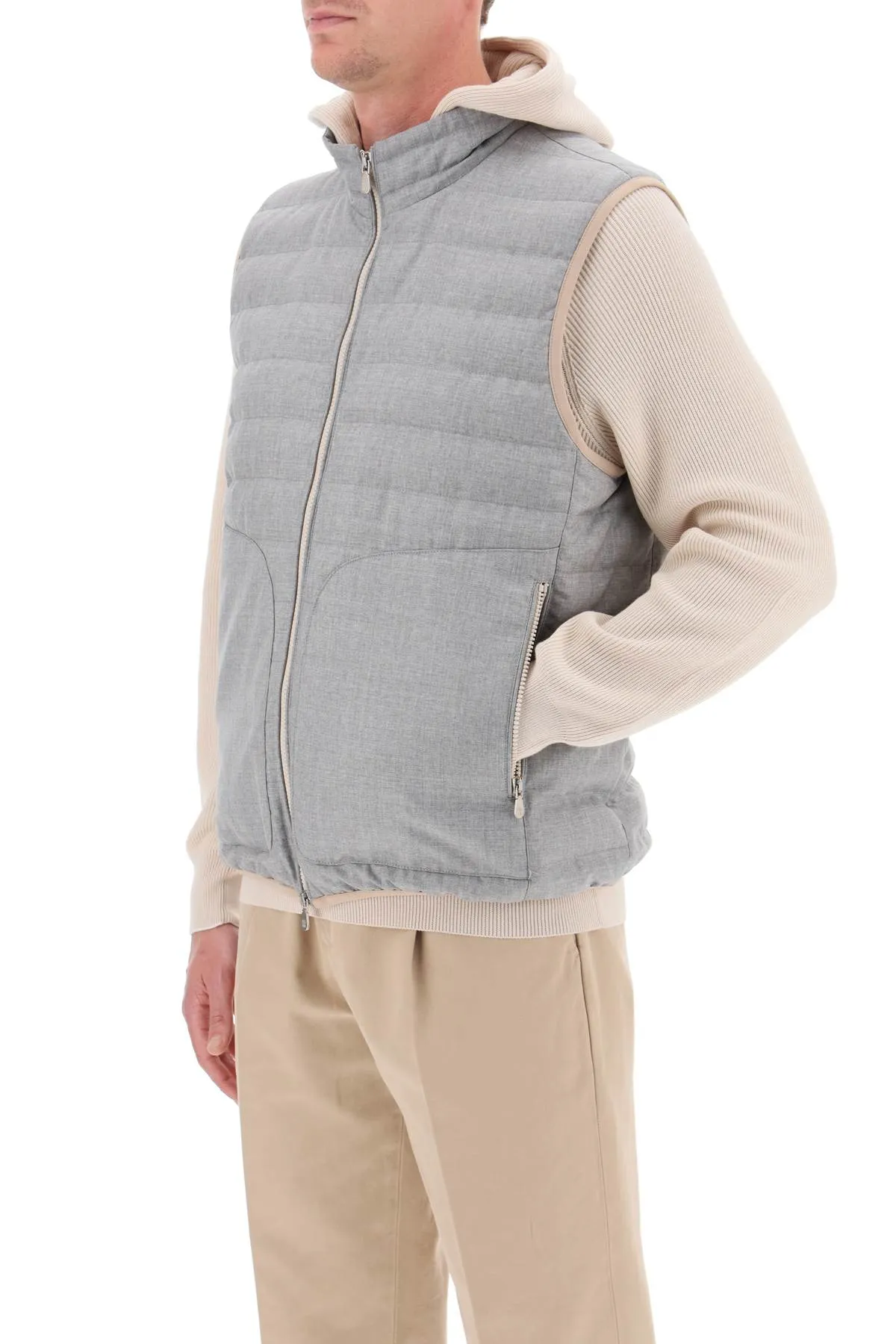 Brunello Cucinelli Wool Down Vest (Size - L)