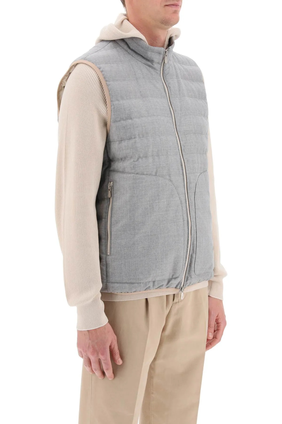 Brunello Cucinelli Wool Down Vest (Size - L)