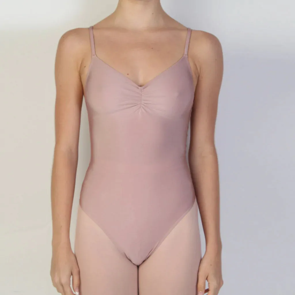 Bullet Pointe | Pinch-Front Leotard | Antique Rose