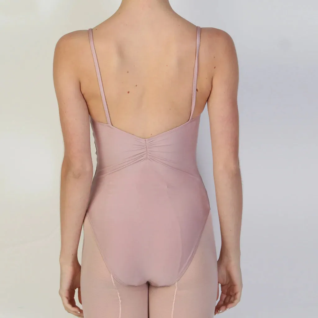 Bullet Pointe | Pinch-Front Leotard | Antique Rose