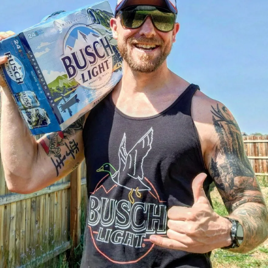 Busch Light Neon Duck Tank Top