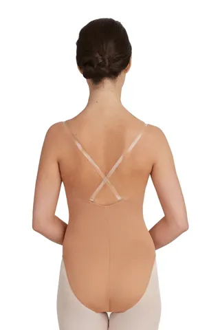 Capezio Adult Camisole Leotard with Clear Transition Straps