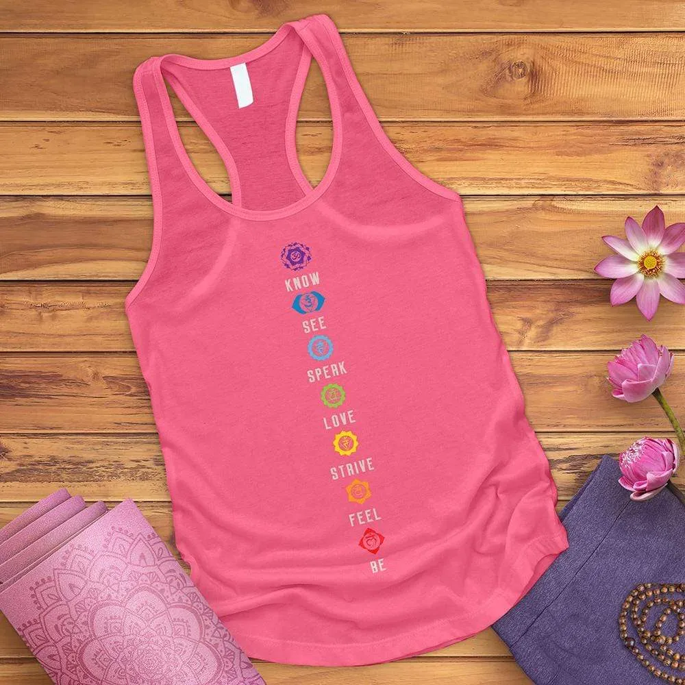 Chakra List Tantric Hinduism Tank Top