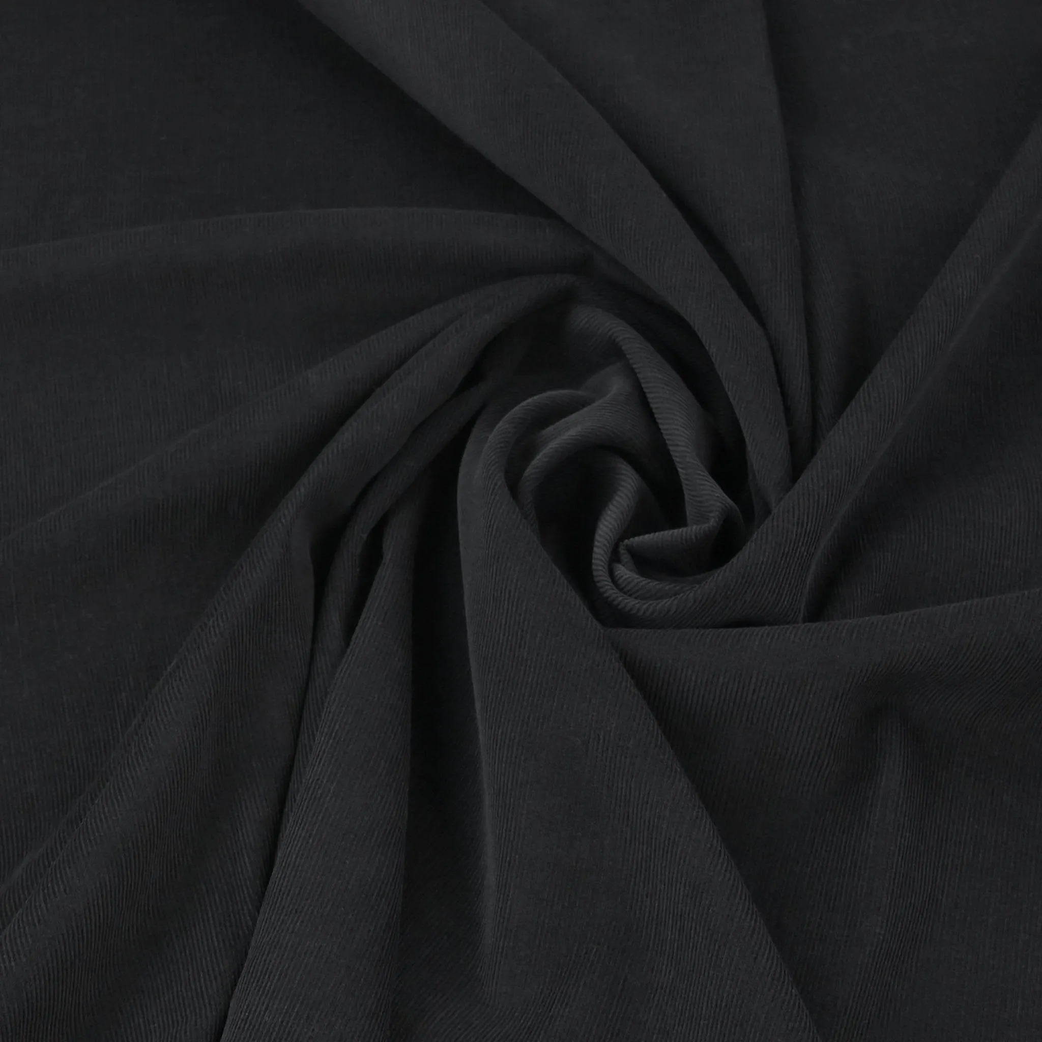 Charcoal Grey Courduroy Fabric 97419