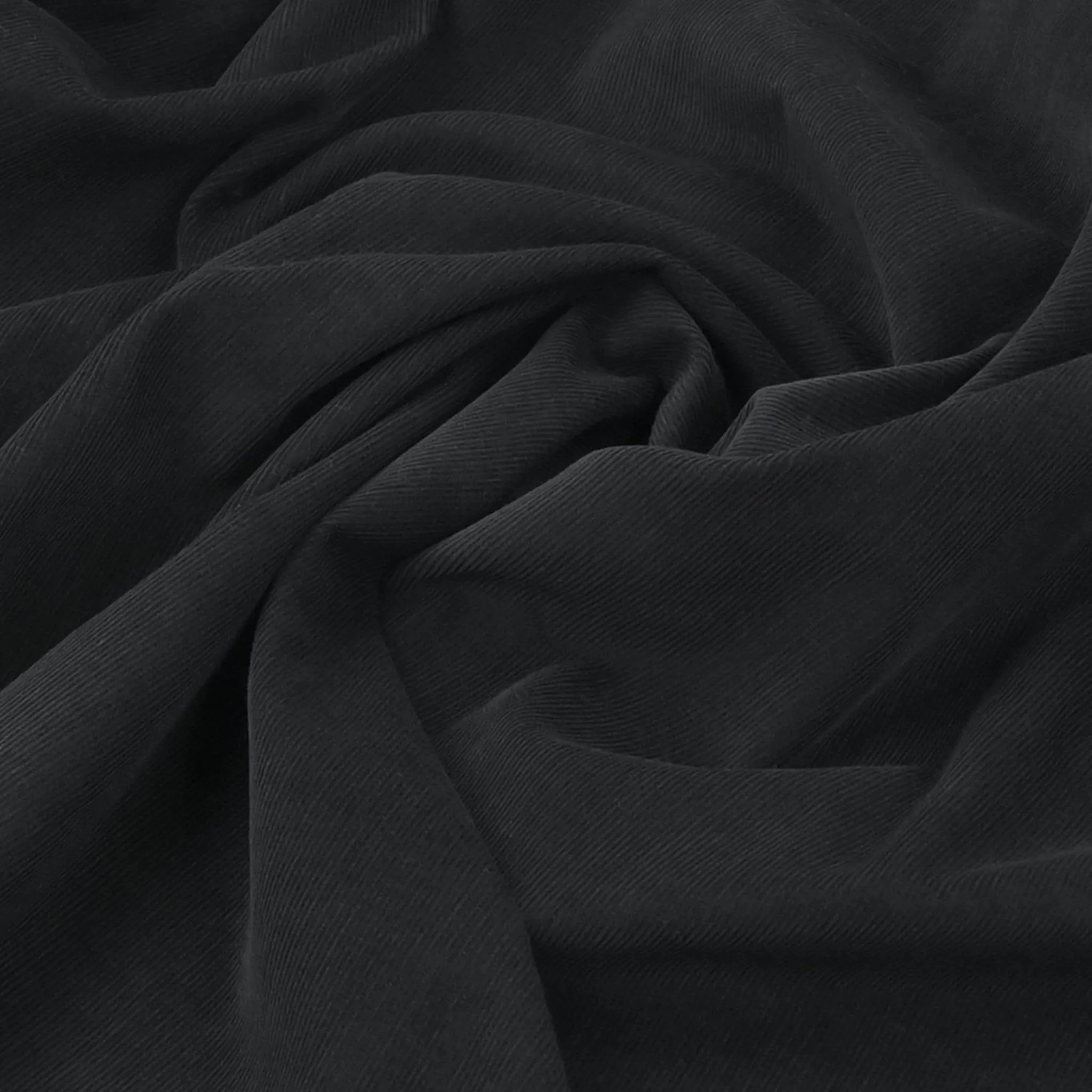 Charcoal Grey Courduroy Fabric 97419