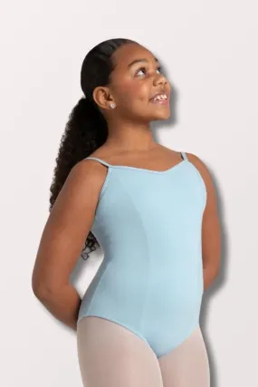 Children's Princess Seam Camisole Leotard - Light Blue