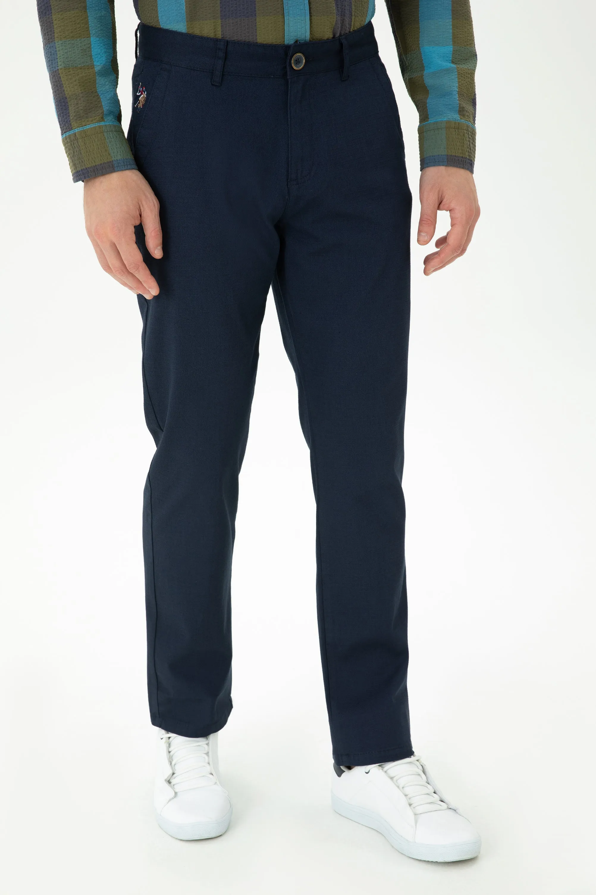 CHINOS KENZI-REG BLUE MARINE - 1675278VR033