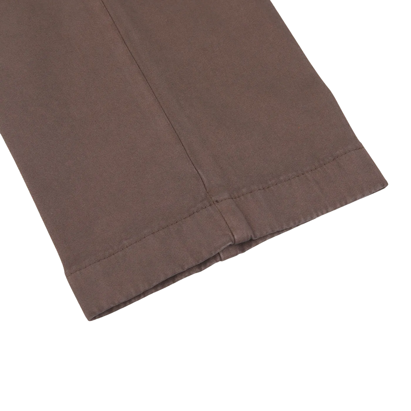 Chocolate Brown Cotton Stretch Chinos