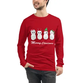 Christmas Cats Men's Long Sleeve Tee