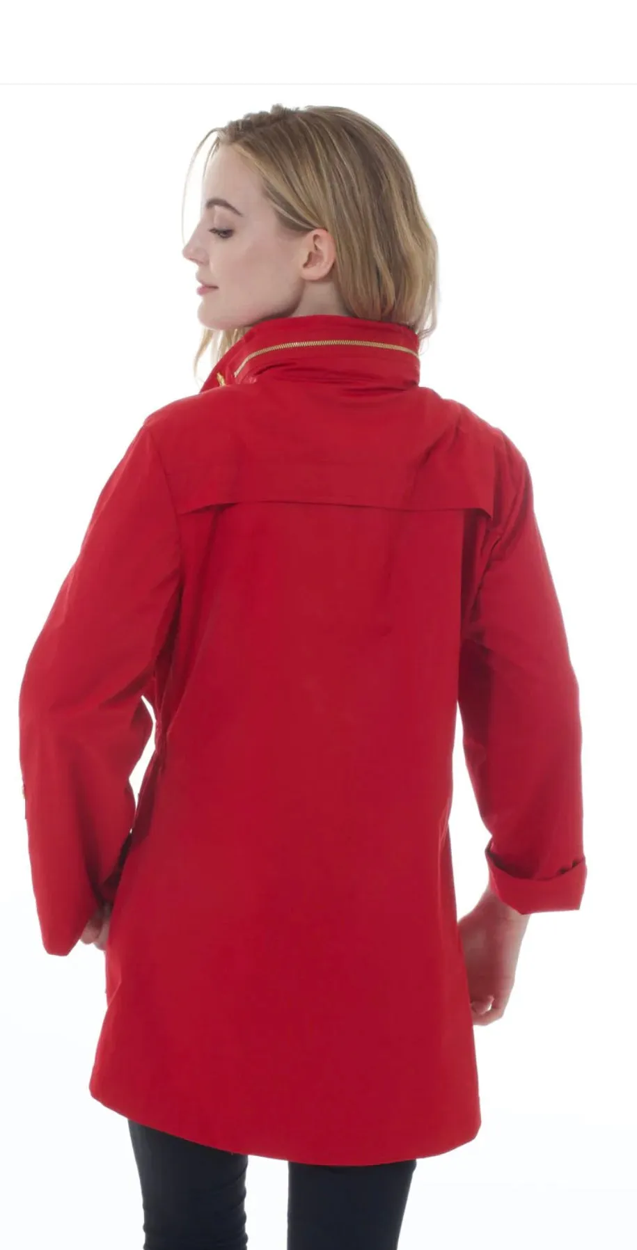 Ciao Milano Tess Rain Coat Red