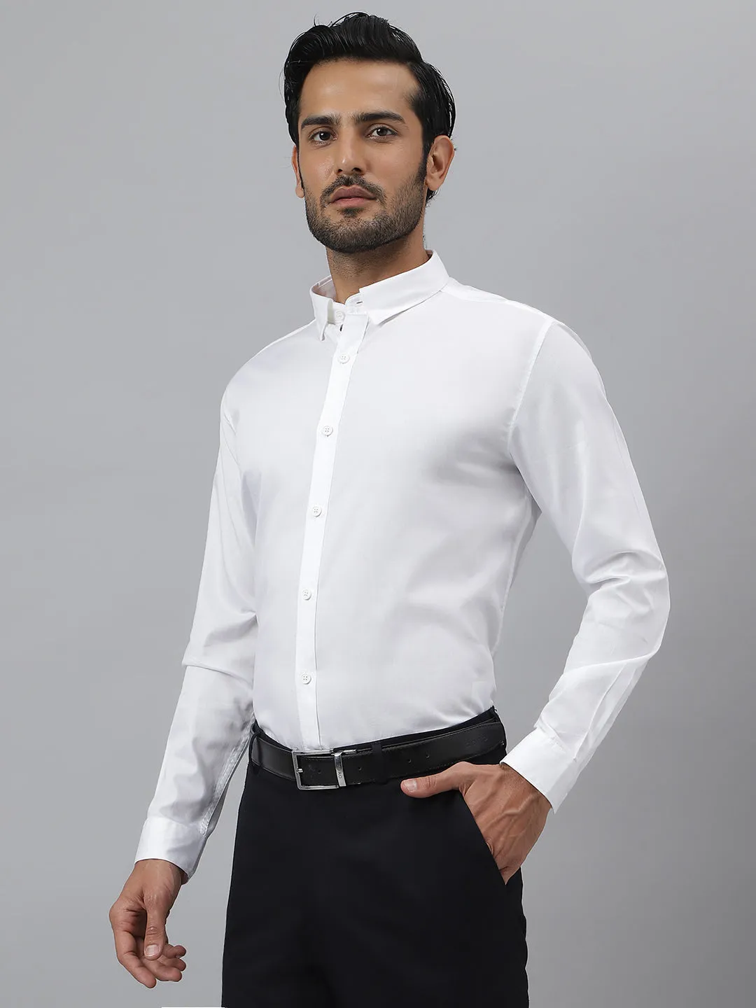 Classic Cotton Twill White Shirt - Everyday ( Pack of 2)