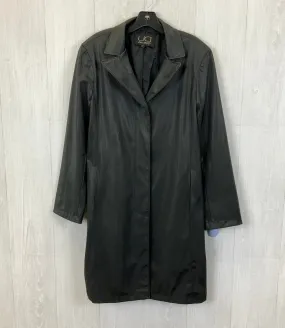 Coat Trench Coat By Utex In Black, Size: M