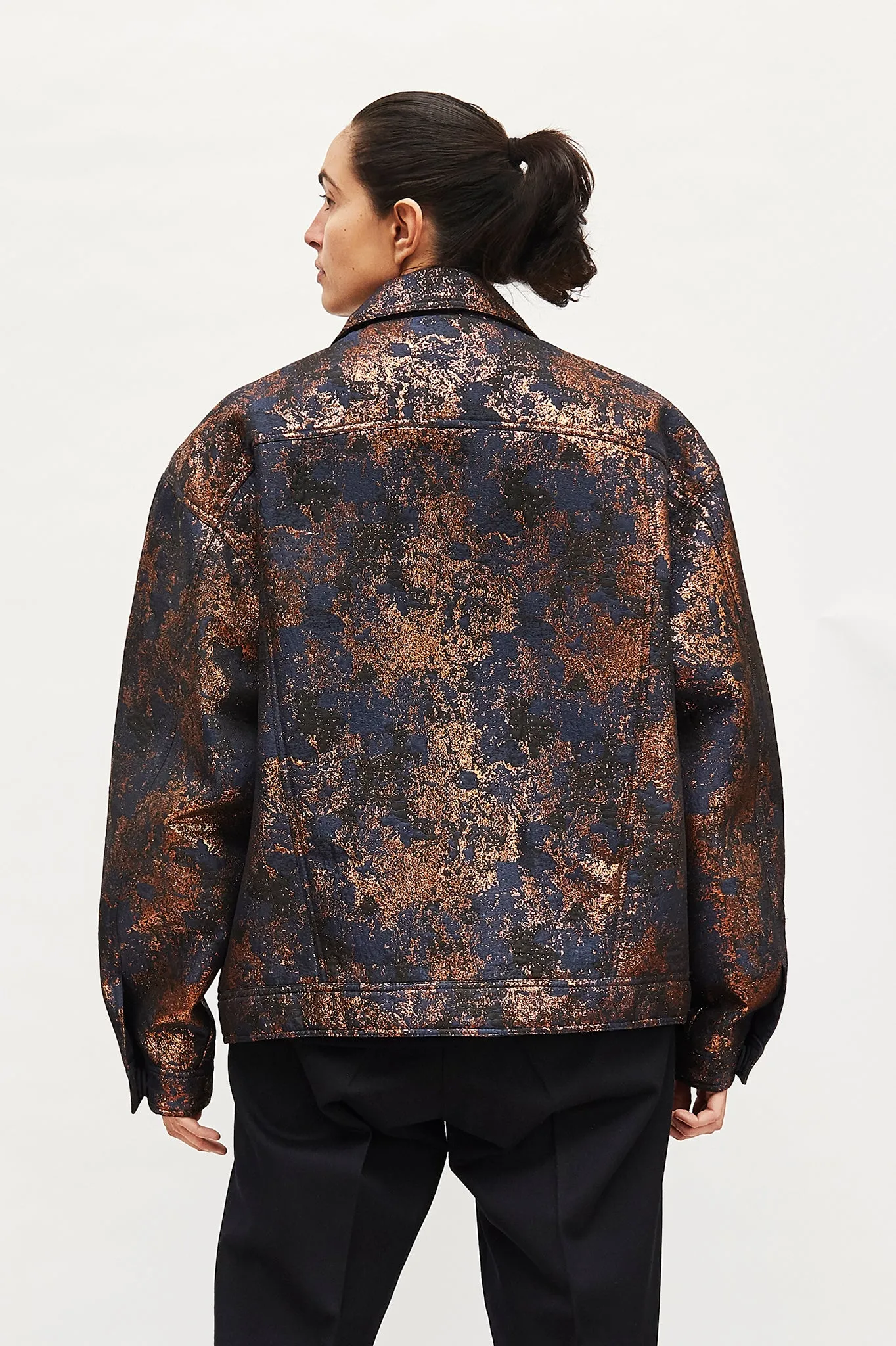 Copper Brocade "Maverick" Jacket