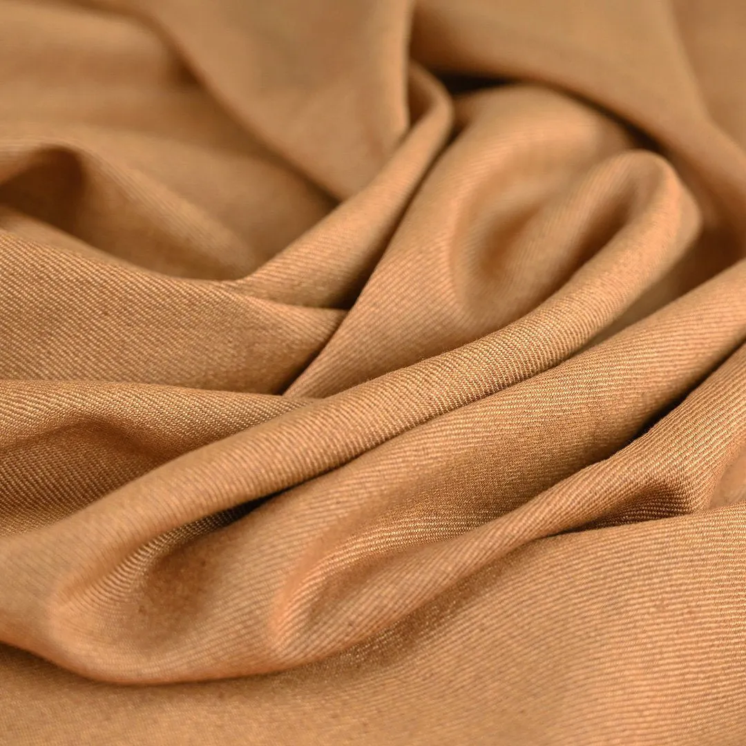 Copper Brown Linen Twill 3402