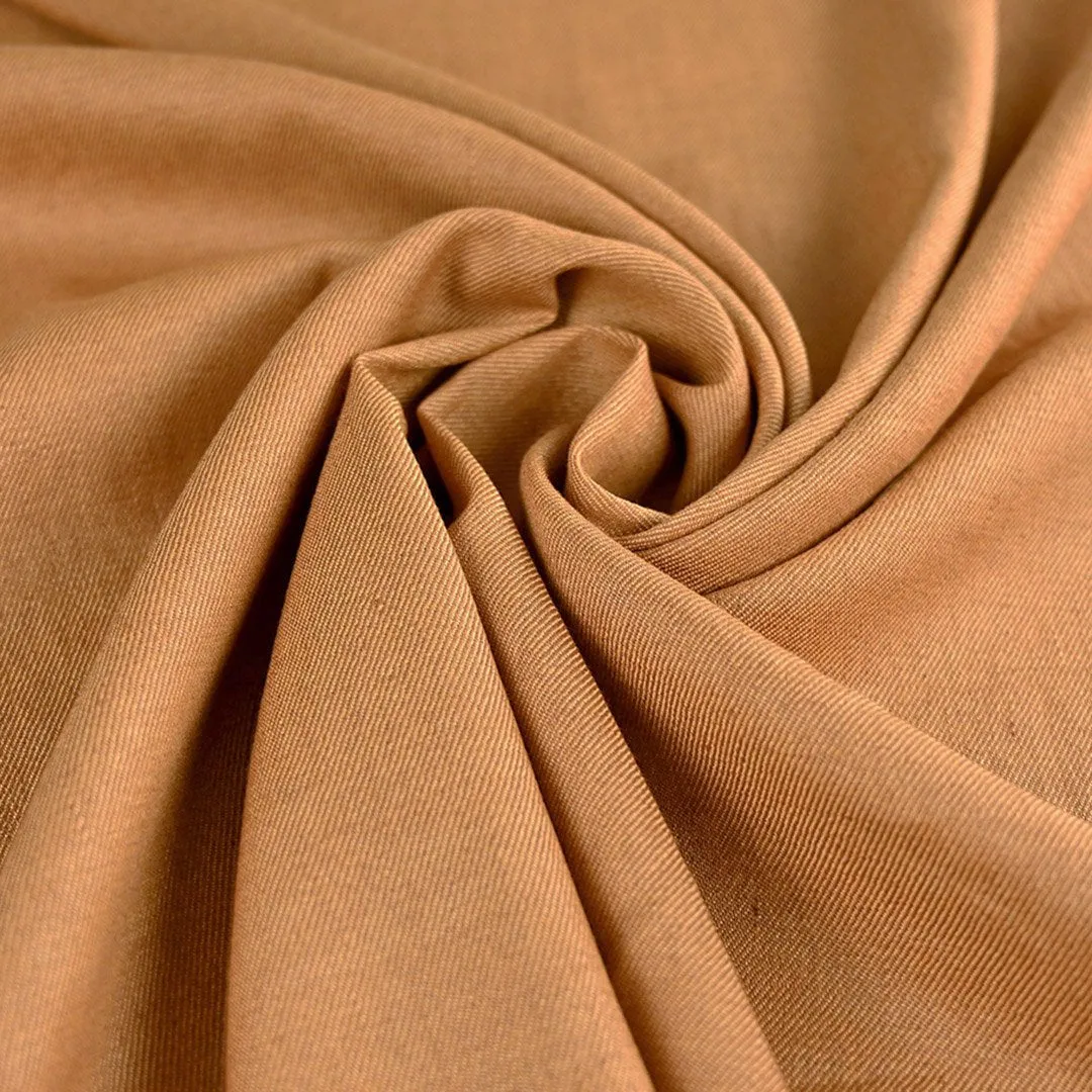 Copper Brown Linen Twill 3402