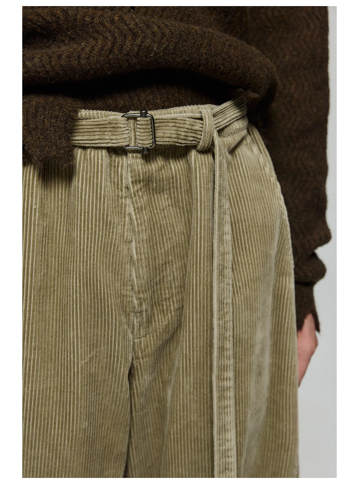 Corduroy Wide Leg Casual Pants