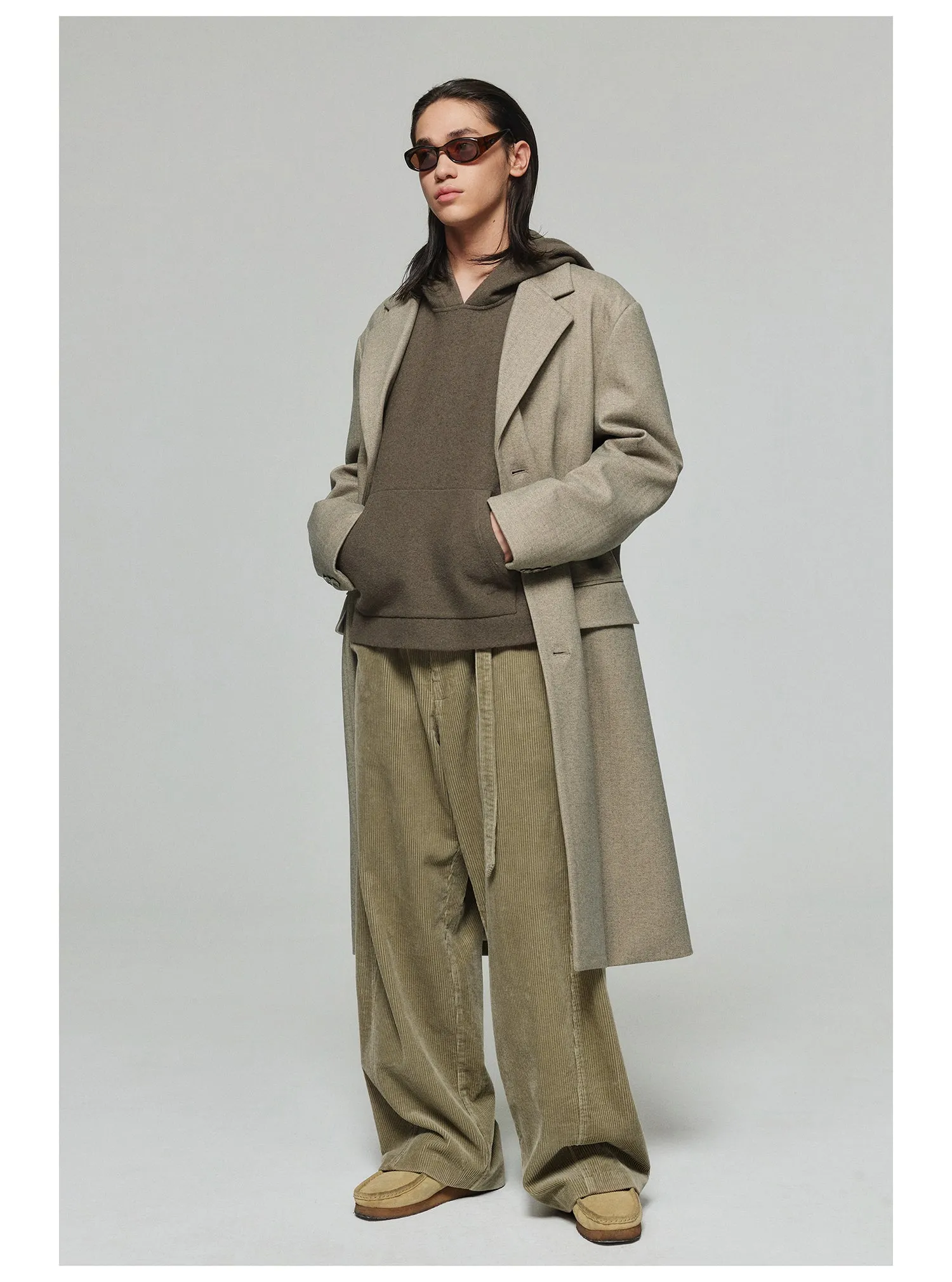 Corduroy Wide Leg Casual Pants