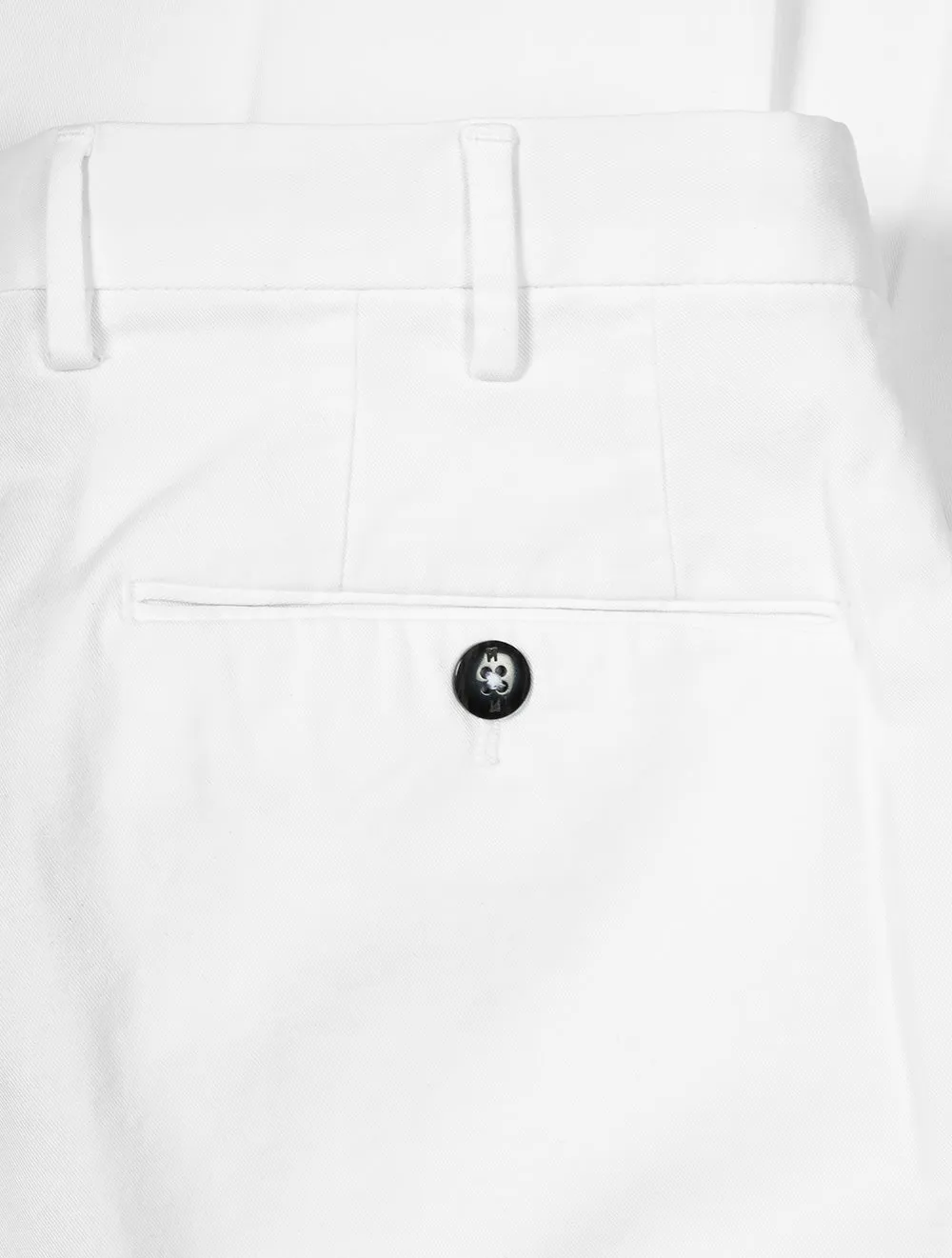 Cotton Chino White